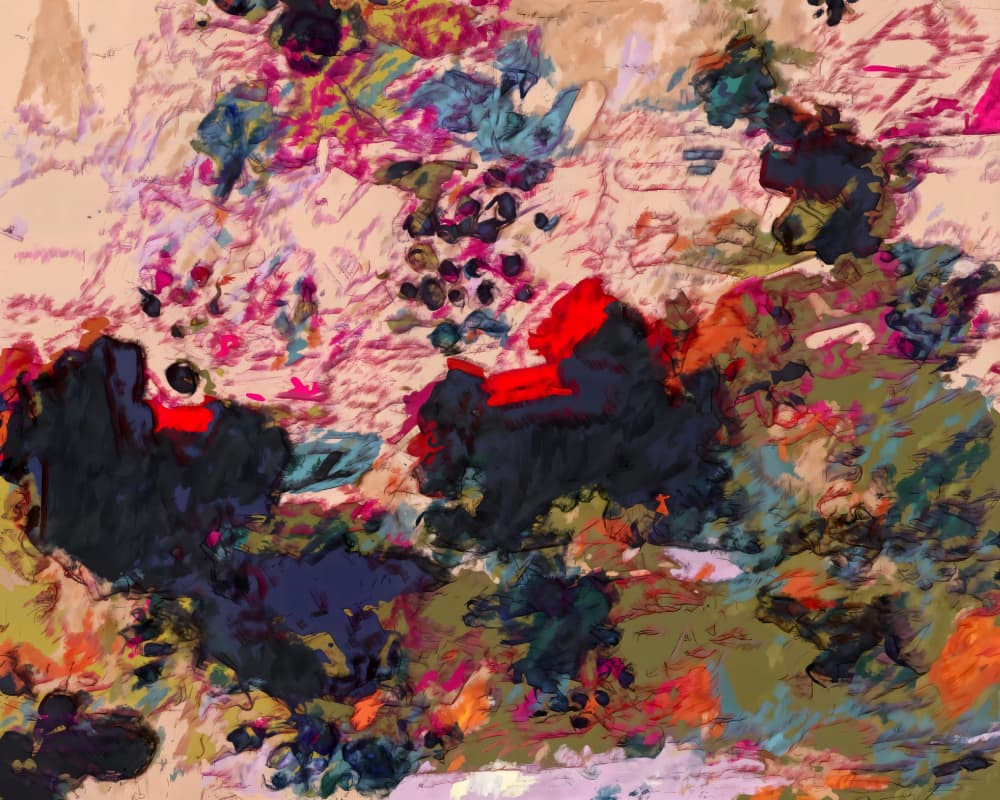 Textured Color Dynamics by Uma Gokhale — canvas wall art