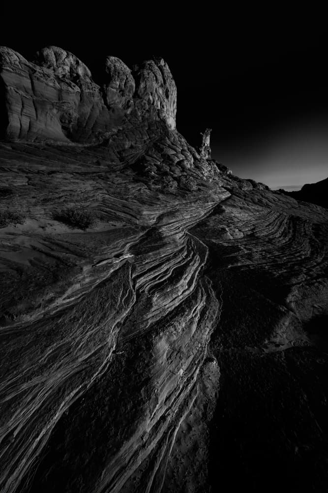 Wavy Sandstone Desert by Chao Feng 天馬 — canvas wall art