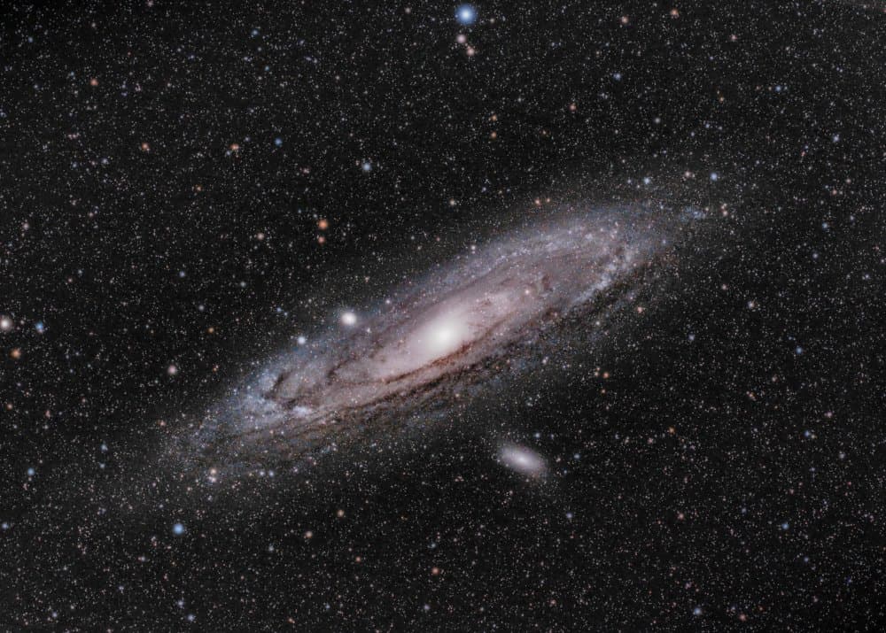 Andromeda Galaxy Stars by Basudeb Chakrabarti — canvas wall art
