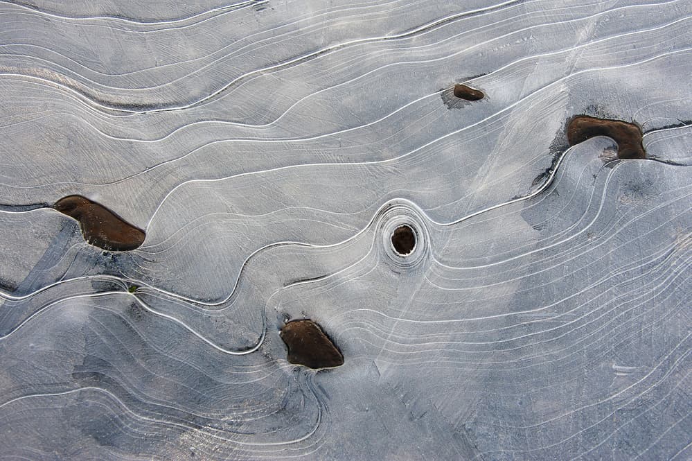 Swirling Ice Patterns by Piet Haaksma — canvas wall art