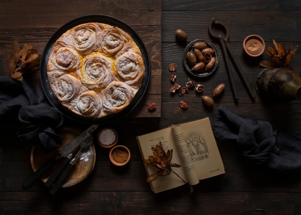 Rustic Pecan Pastry by Diana Popescu — canvas wall art