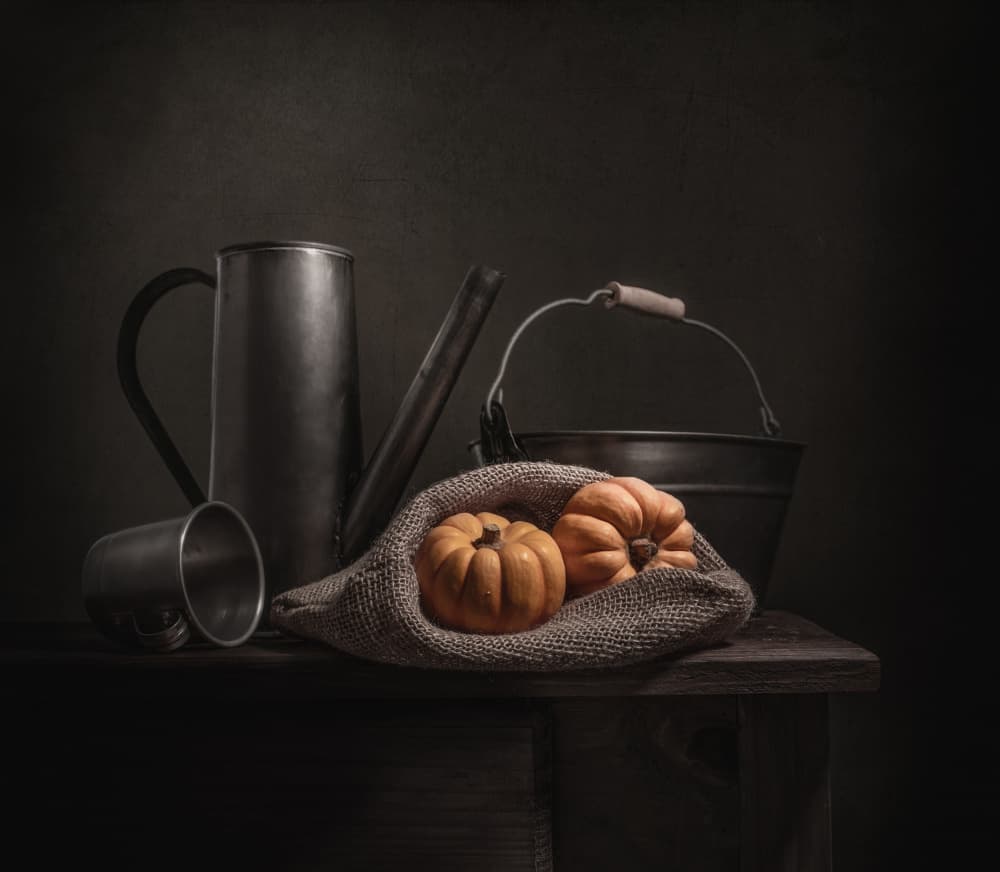 Dark Autumn Harvest by Margareth Perfoncio — canvas wall art
