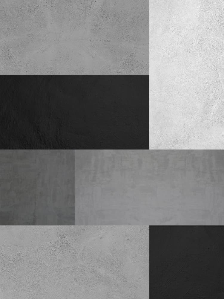 Monochrome Block Textures by Vitor Costa — canvas wall art