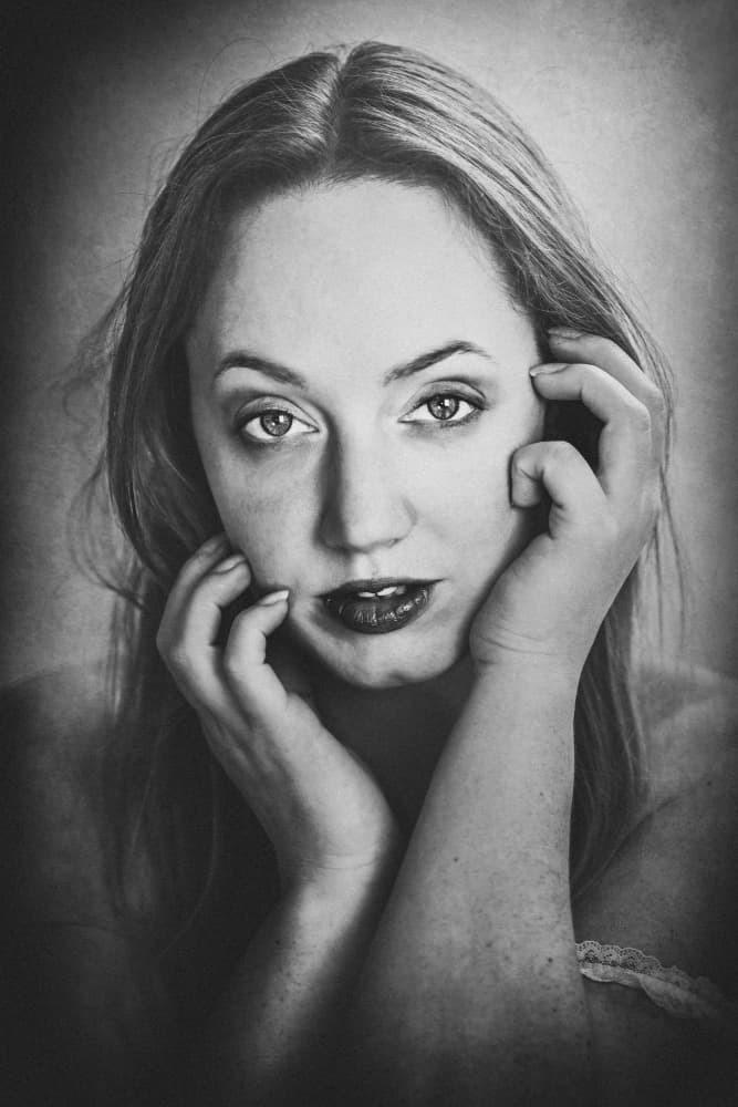 Intense Gaze Portrait by Eiji Yamamoto — canvas wall art