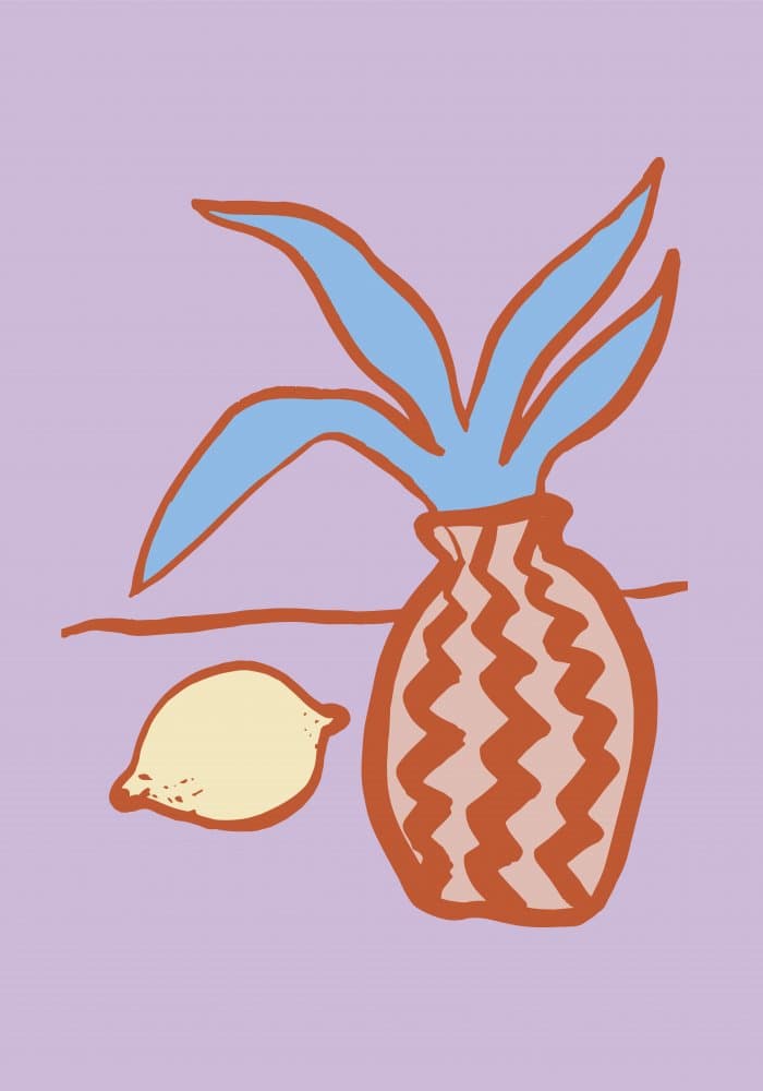 Tropical Fruit Still Life by Pictufy Studio — canvas wall art