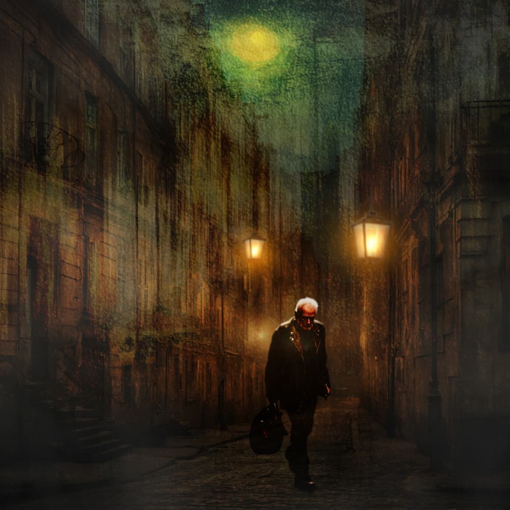 Lonely Night Walk by Ewa Całkosińska-Kajzer — canvas wall art