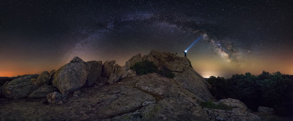 Milky Way Adventure by Ivan Pedretti — canvas wall art