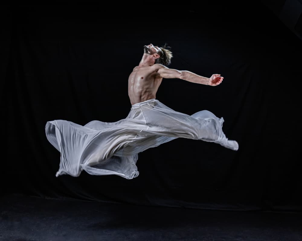 Ethereal Dancer's Flight by Gila Koller — canvas wall art