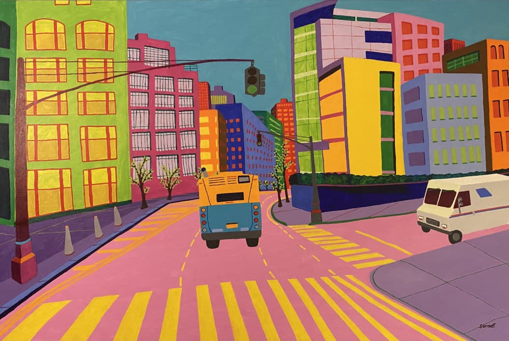 Canal Street by Sue Graef — canvas wall art