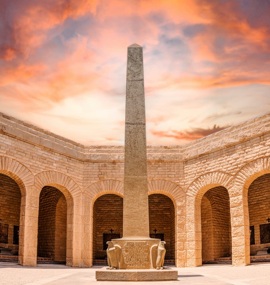 Ancient Stone Obelisk by Asmaa ElTouny — canvas wall art