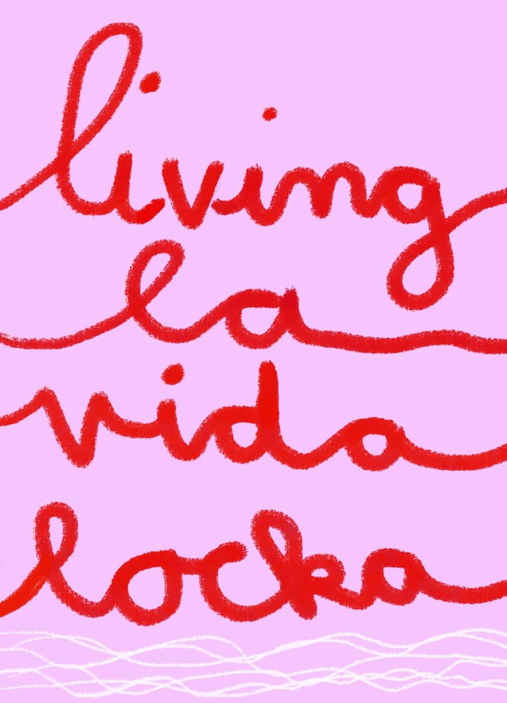 Living The Crazy Life by Ute Arnold — canvas wall art