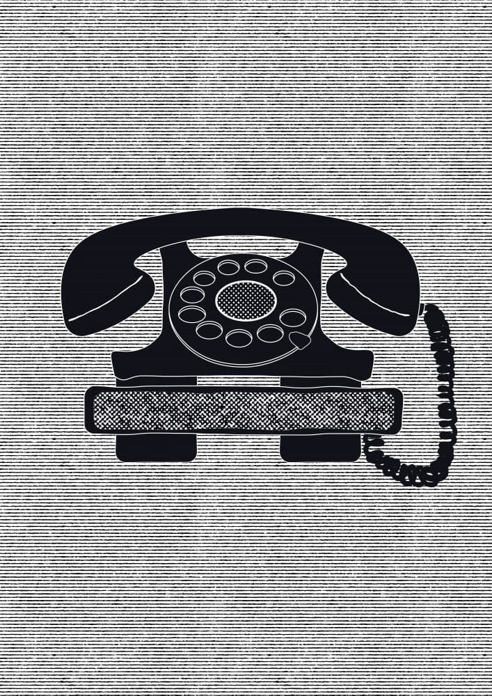 Retro Rotary Telephone