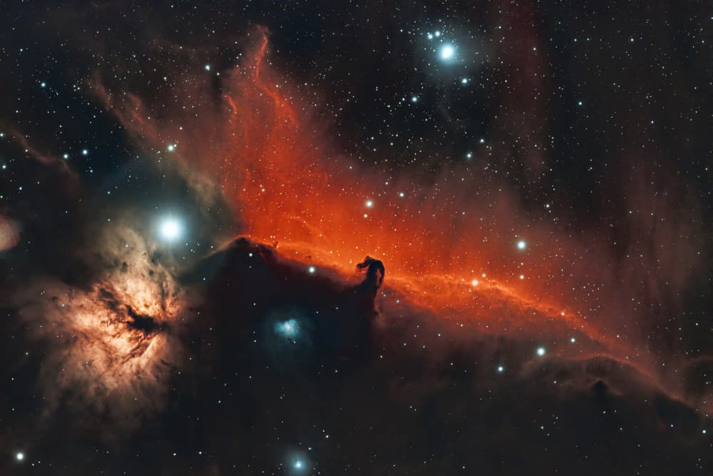 Cosmic Horsehead Nebula by James Zhen Yu — canvas wall art