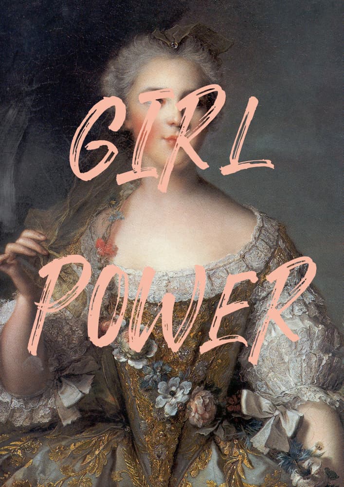 Girl Power Portrait by Talitha McQueen — canvas wall art