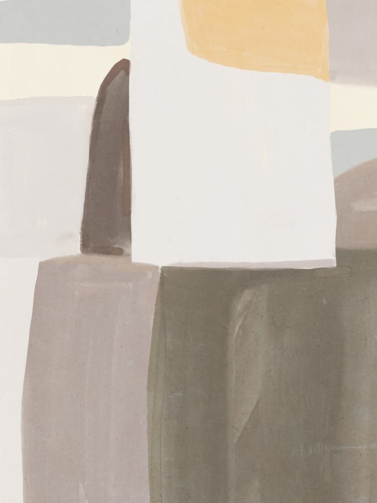 Earthy Tone Blocks by Little Dean — canvas wall art