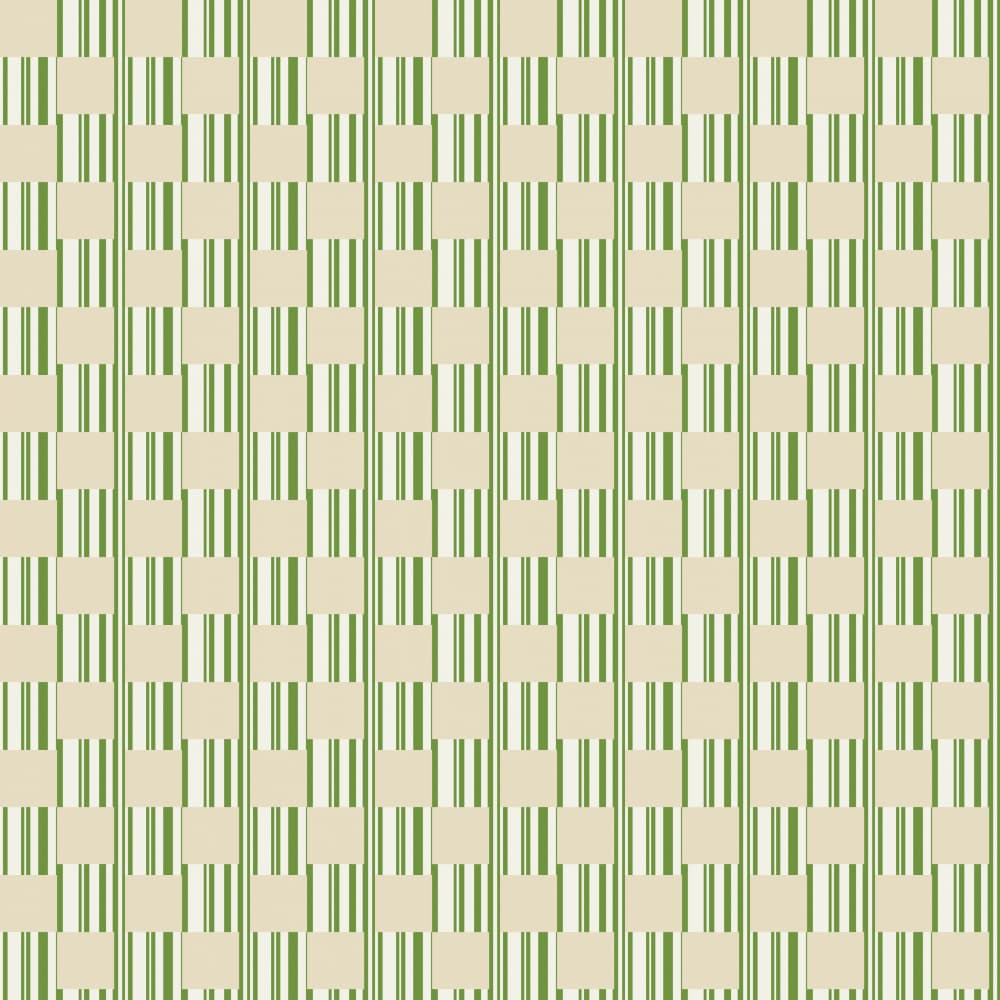 Green Striped Weave