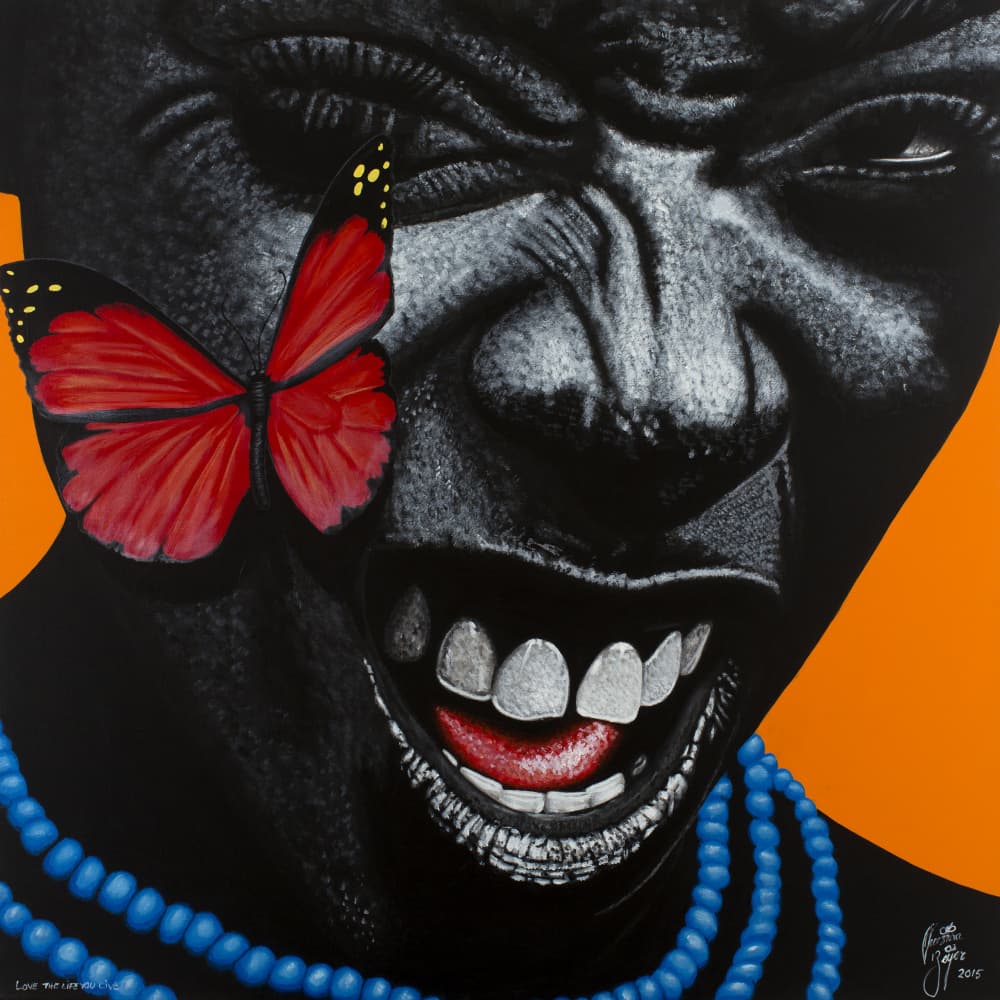 Love the Life You Live by Christian Beijer — canvas wall art