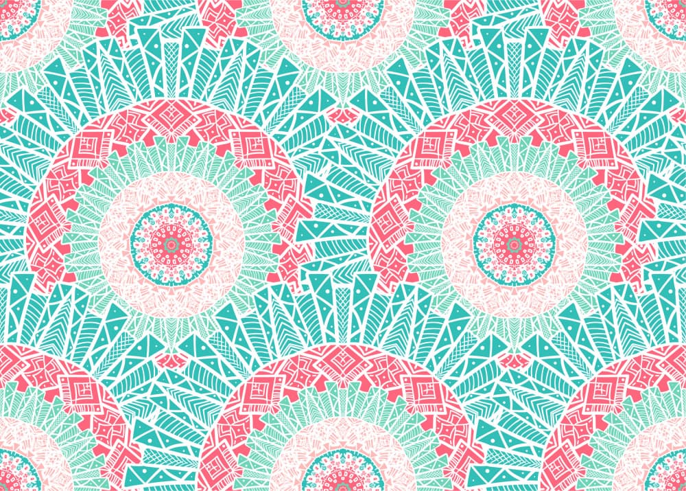 Bohemian Mandala Pattern by Marika Barsrsind — canvas wall art