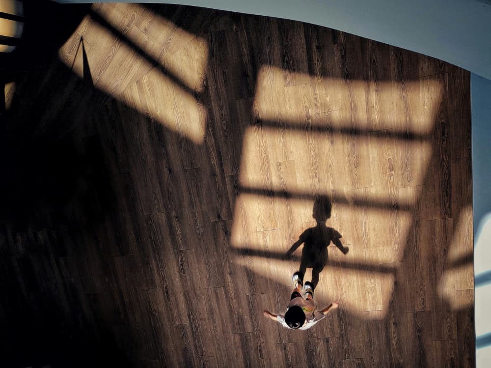 Boy And His Shadow by Yi-Tang Wang — canvas wall art