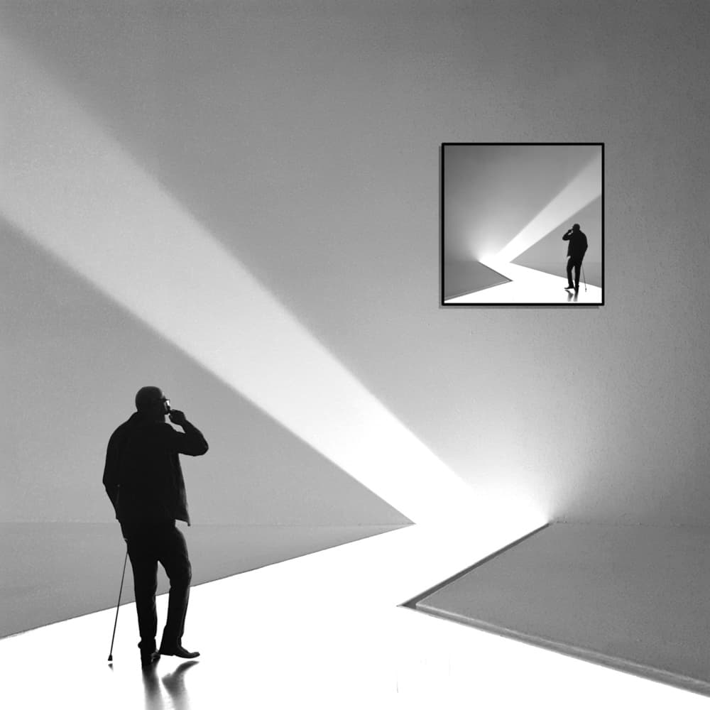 Thinking Man's Journey by Huib Limberg — canvas wall art
