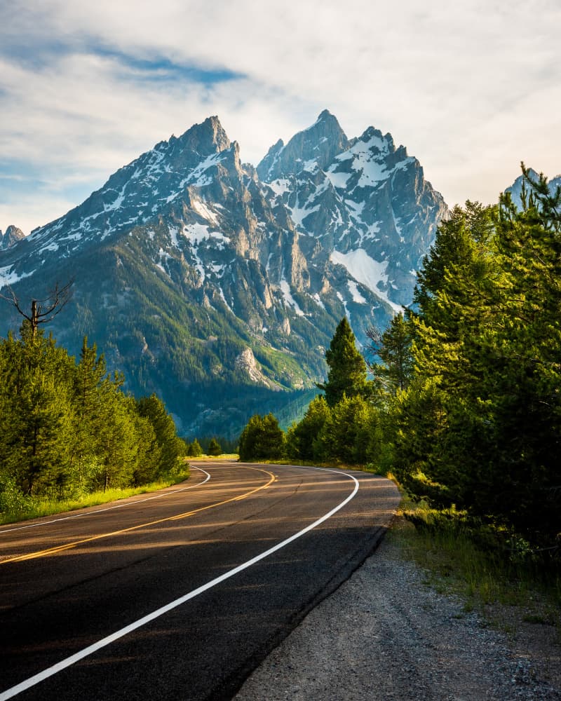 Winding Mountain Road by Syed Iqbal — canvas wall art
