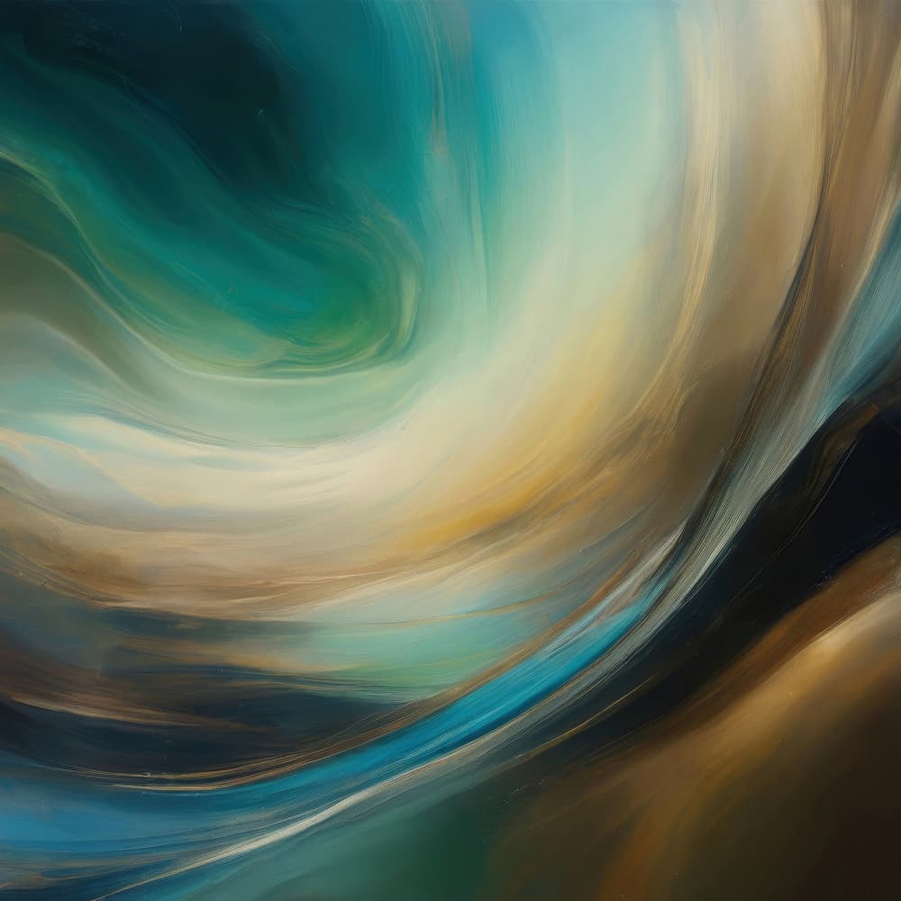Fluid Earth Swirl by Alpenglow Workshop — canvas wall art