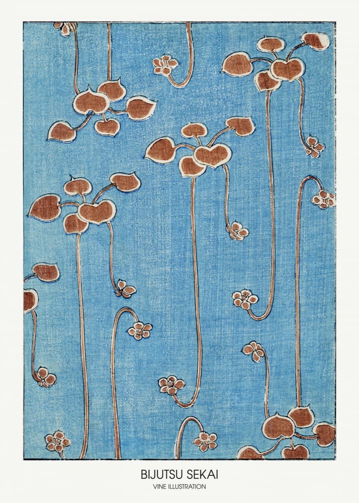 Vine Illustration by Bijutsu Sekai — canvas wall art