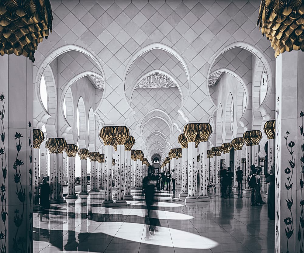 Majestic Mosque Archways by Carmine Chiriacò — canvas wall art