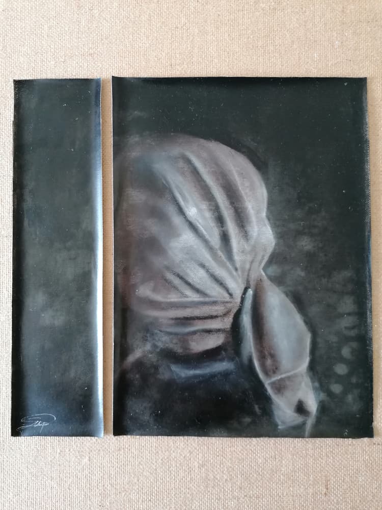 Mysterious Veiled Figure by Stefano Mazzolini — canvas wall art