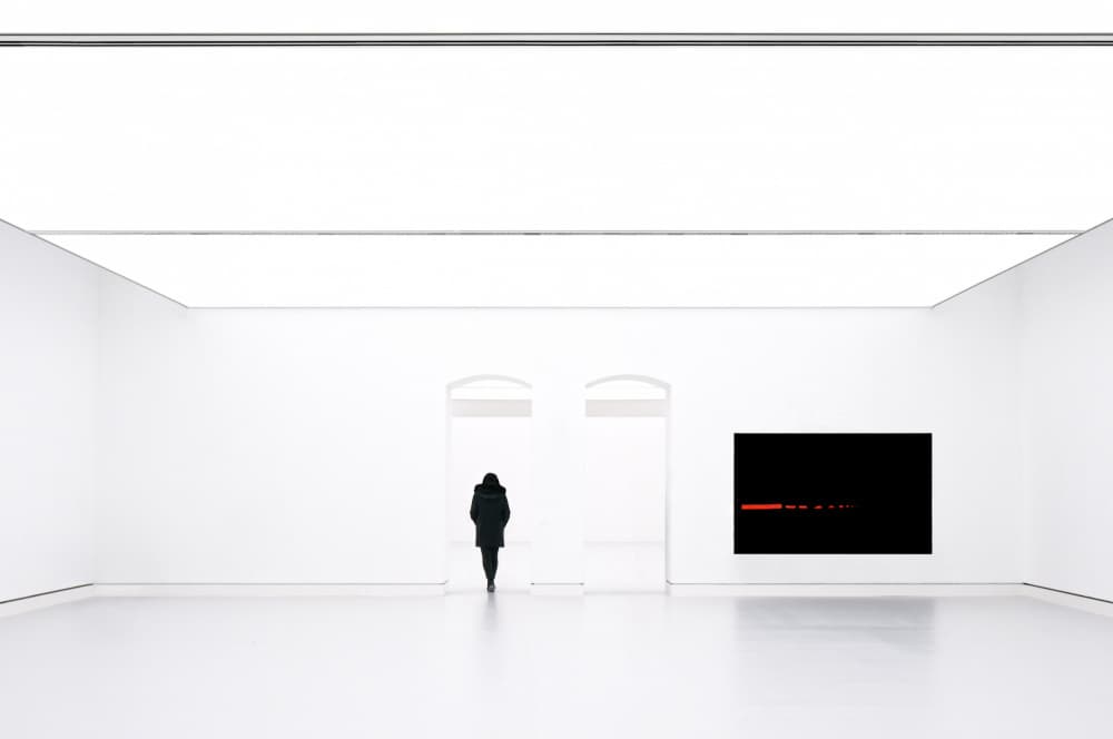 Lone Figure Modern Gallery by Karin Kilb — canvas wall art