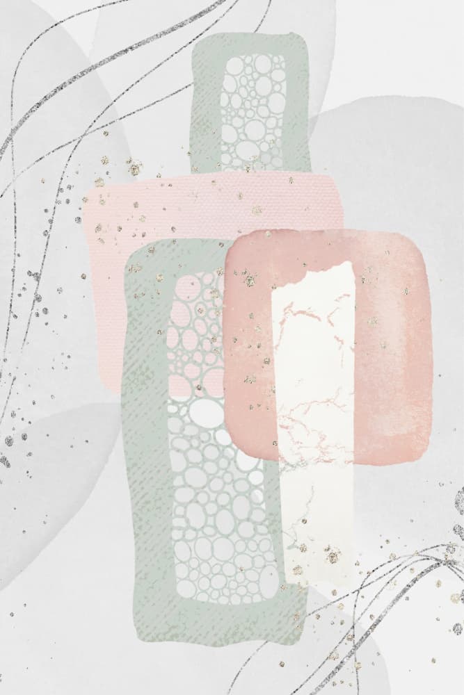 Gentle Abstract Sparkle by Sally Ann Moss — canvas wall art
