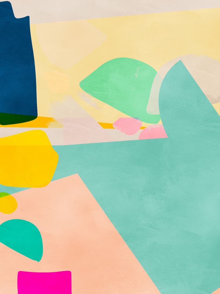 Minimal shapes by Ana Rut Bre — canvas wall art