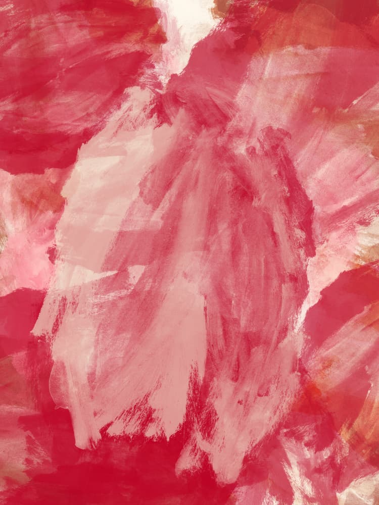 Dynamic Red Abstract by Dina Dankers — canvas wall art