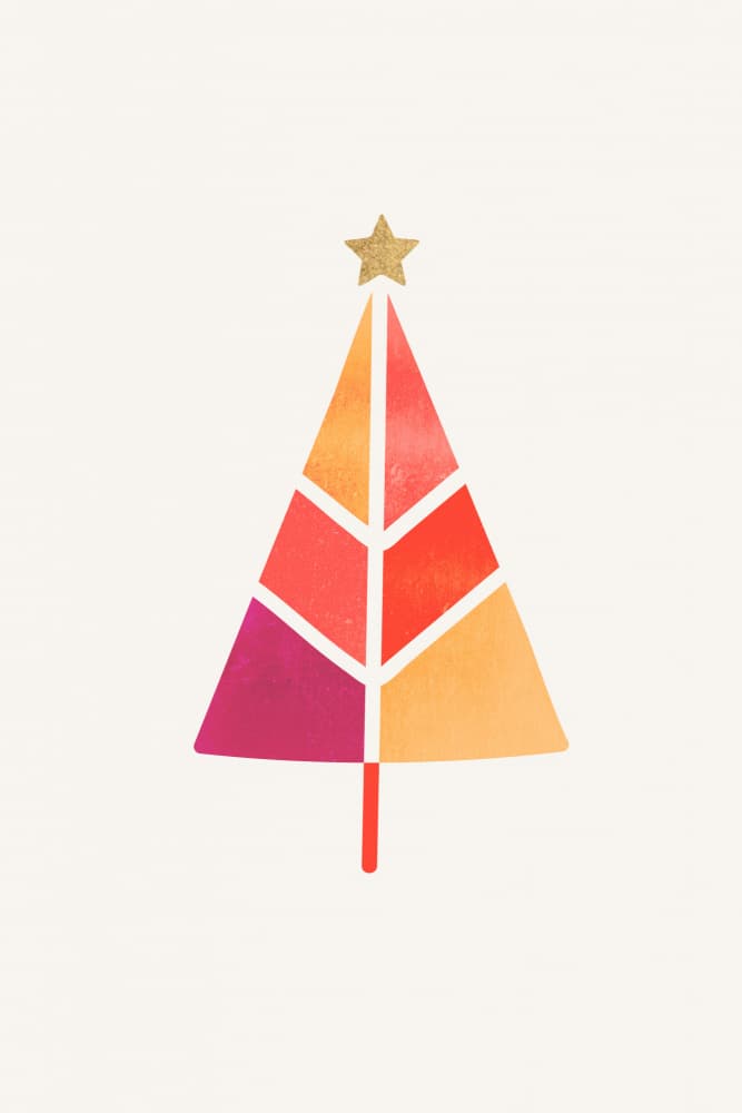 Little Christmas Tree by Kubistika — canvas wall art