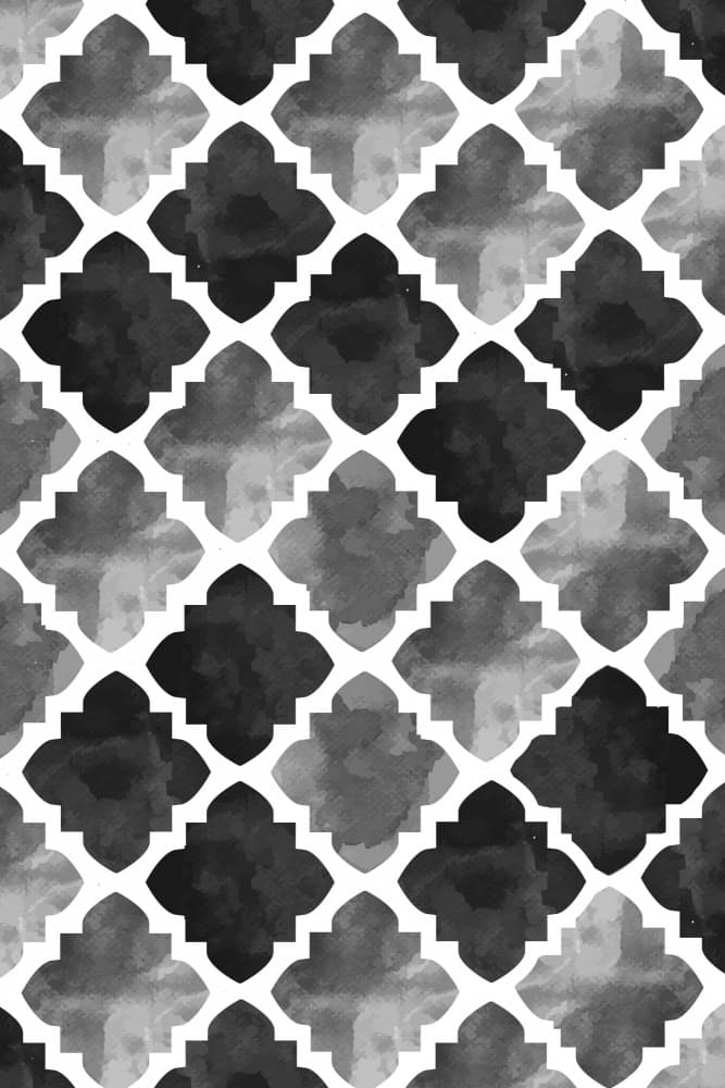 Textured Moroccan Quatrefoil by Fun Qui — canvas wall art