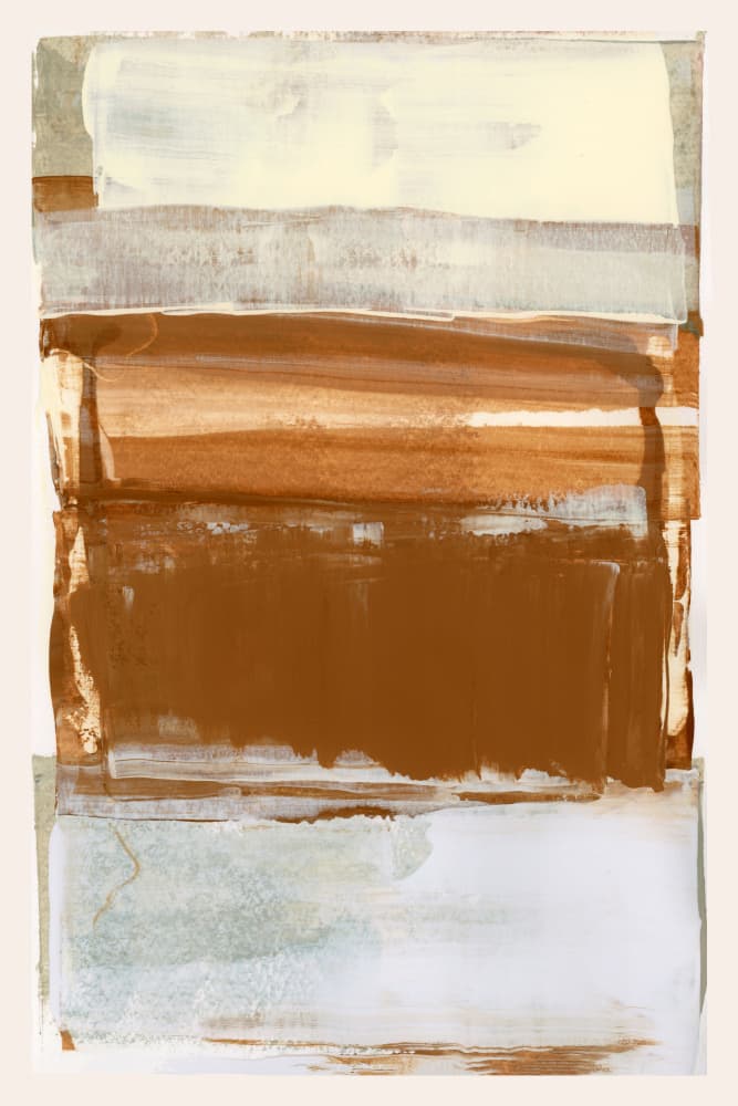 Abstract Earth Layers by cartissi — canvas wall art