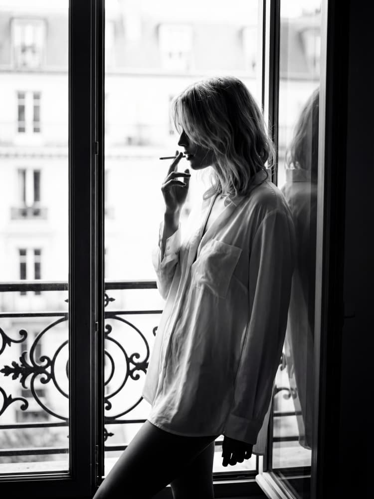 Contemplative Paris Morning by Andreas Magnusson — canvas wall art
