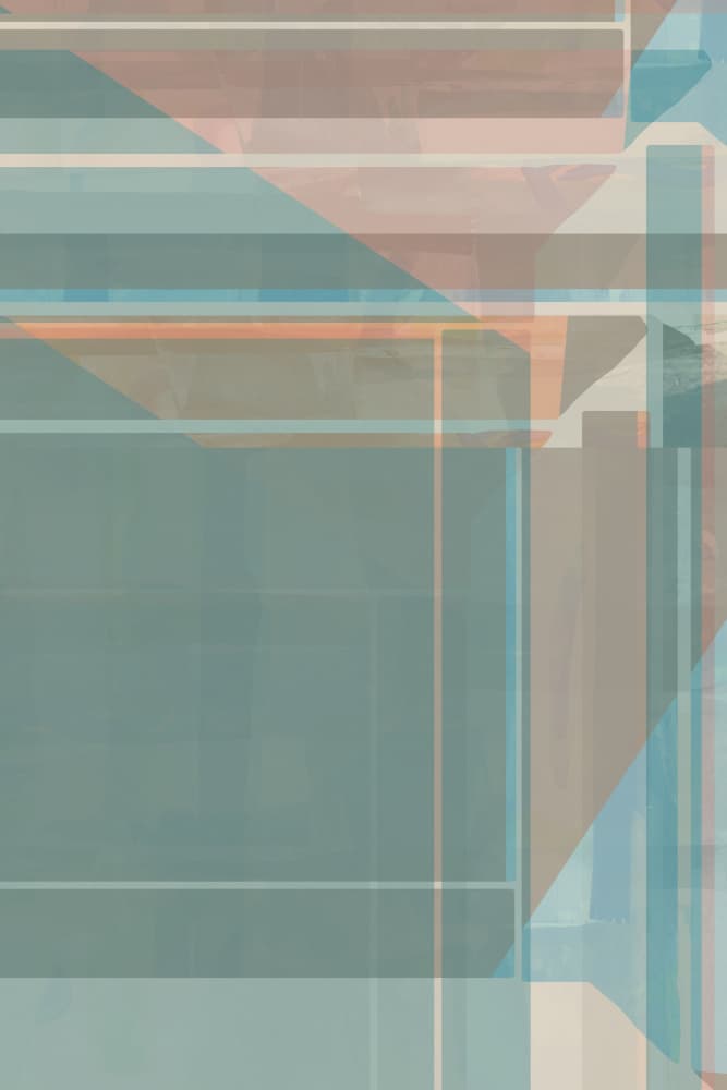 Calm Abstract Layers by cartissi — canvas wall art