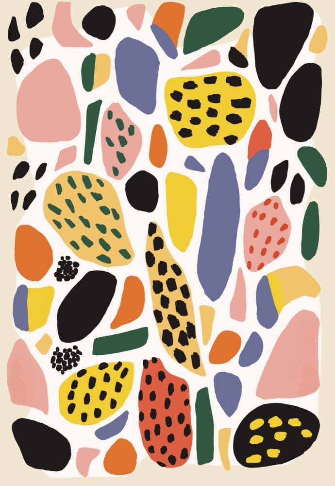 Colorful Chaos by Treechild — canvas wall art