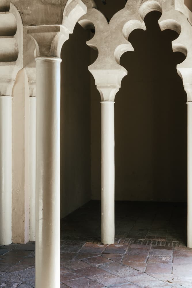 Moorish Arches Sunlight by Aimee Giles — canvas wall art