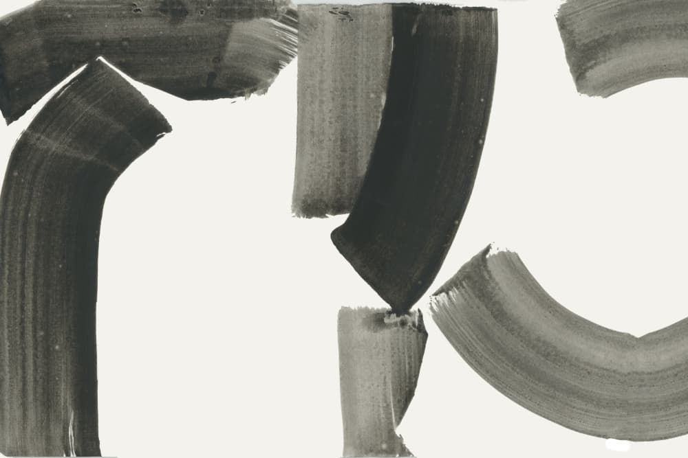 Bold Curved Forms by cartissi — canvas wall art