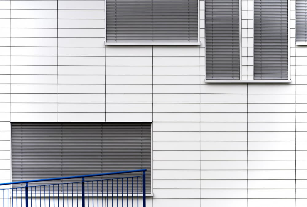 Modern White Facade by Streiff Marcel — canvas wall art