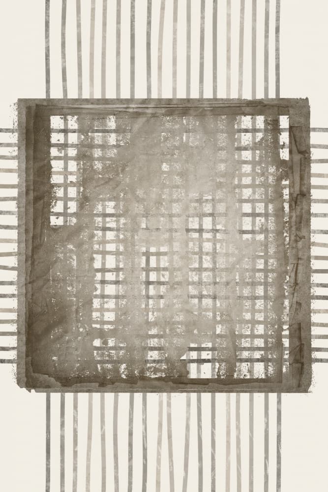 Textured Grid Frame by Ema Paraschiv — canvas wall art