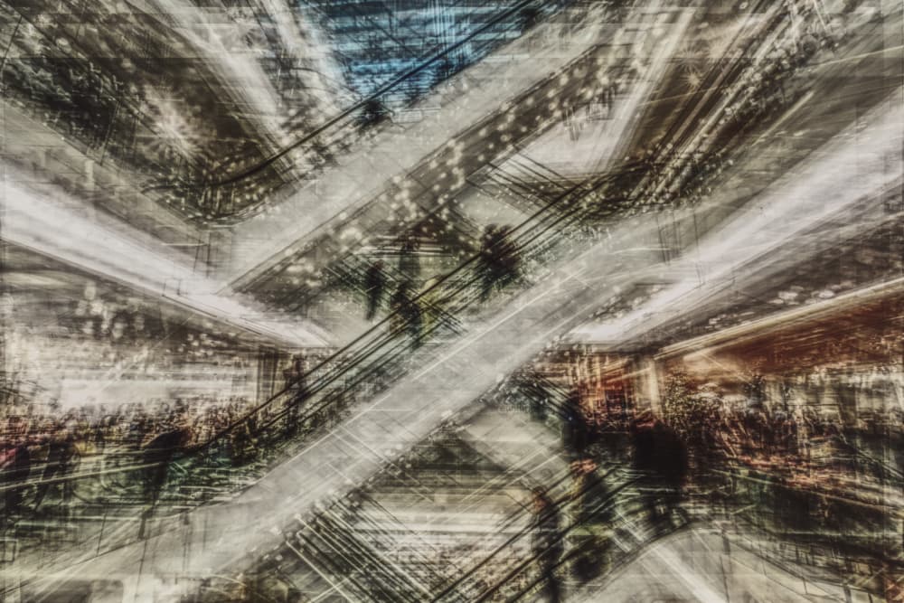Urban Motion Blur by Gregor Szalay — canvas wall art