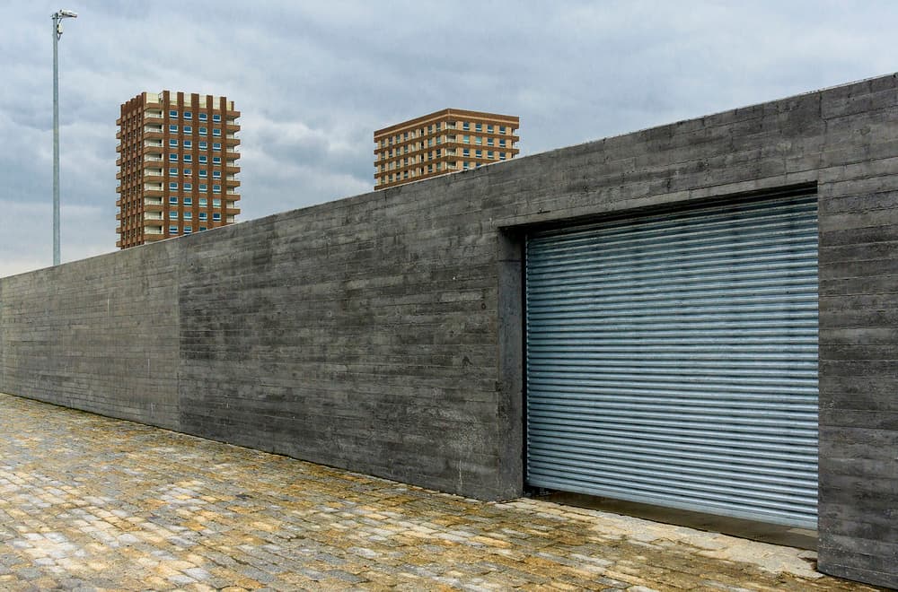 Urban Concrete Wall by Jef Van den Houte — canvas wall art