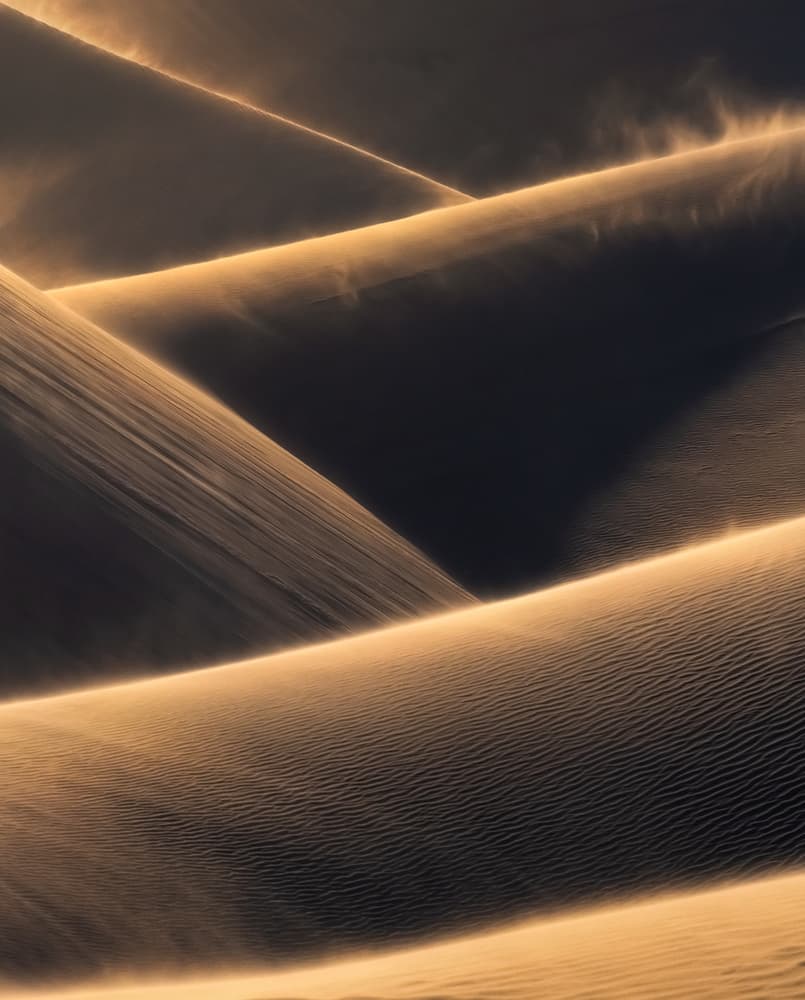 Golden Desert Dunes by Ryan Dyar — canvas wall art
