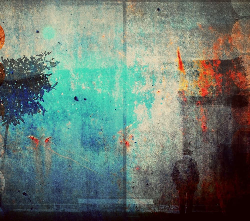 Urban Solitude Abstract by Dalibor Davidovic — canvas wall art