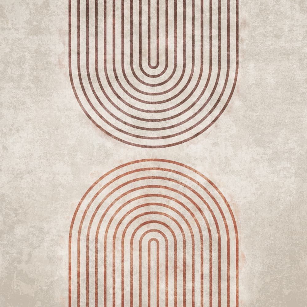 Retro Harmony by Emel Tunaboylu — canvas wall art