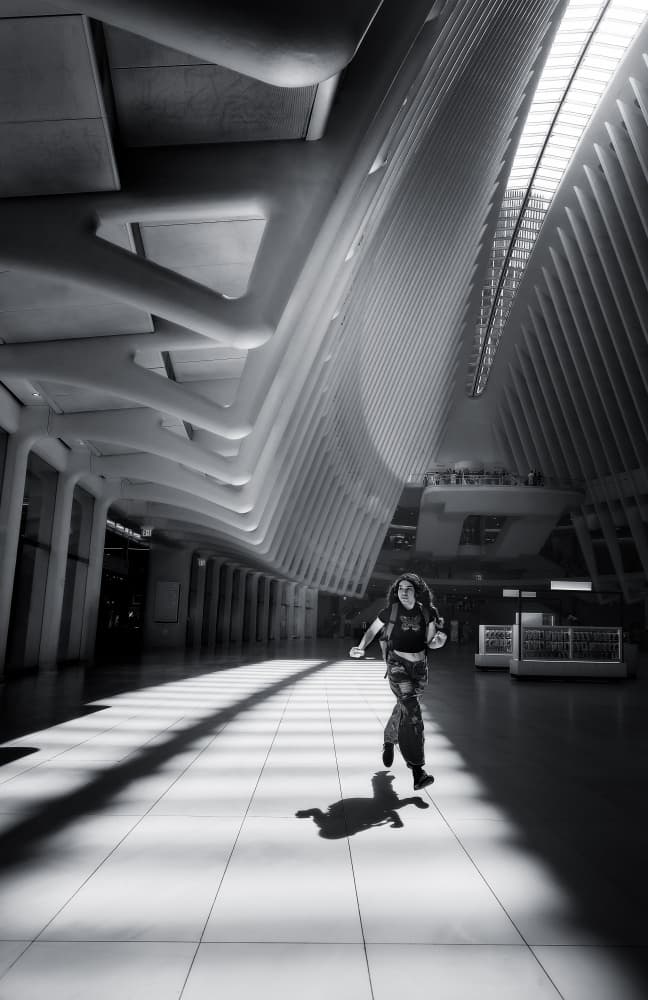 Shadow Dance Modern Hall by Javier de la Torre — canvas wall art