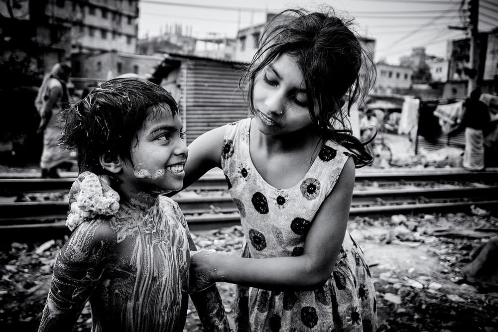 Children's Innocent Joy by Marcel Rebro — canvas wall art